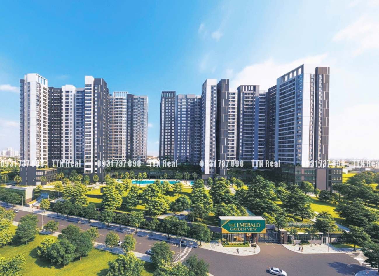 the emerald Garden view