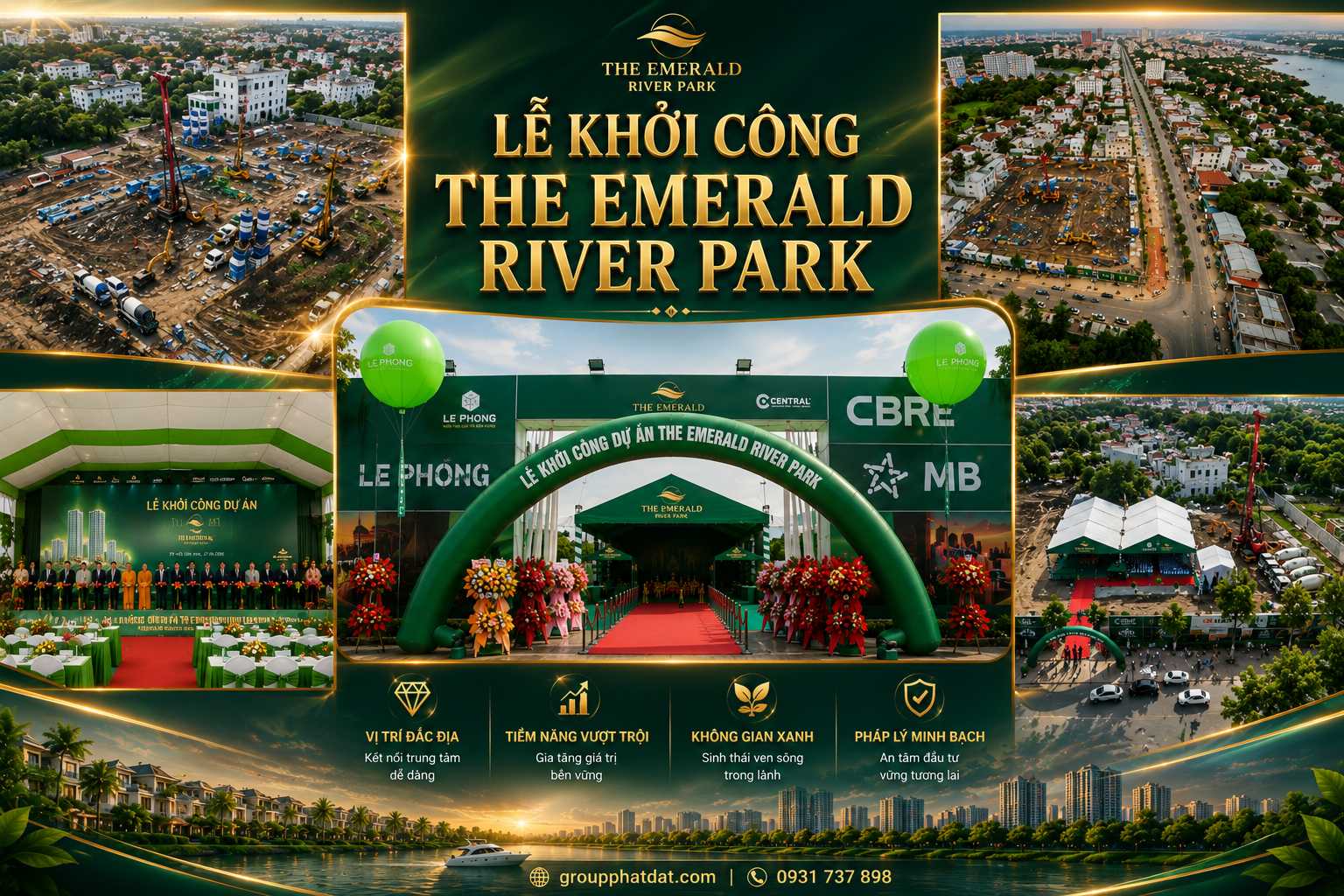 Lễ khởi công dự án The Emerald River Park