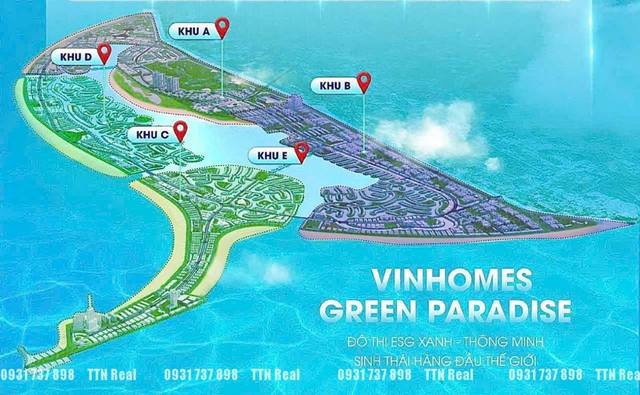 4 phân khu đẳng cấp tại Vinhomes Green Paradise