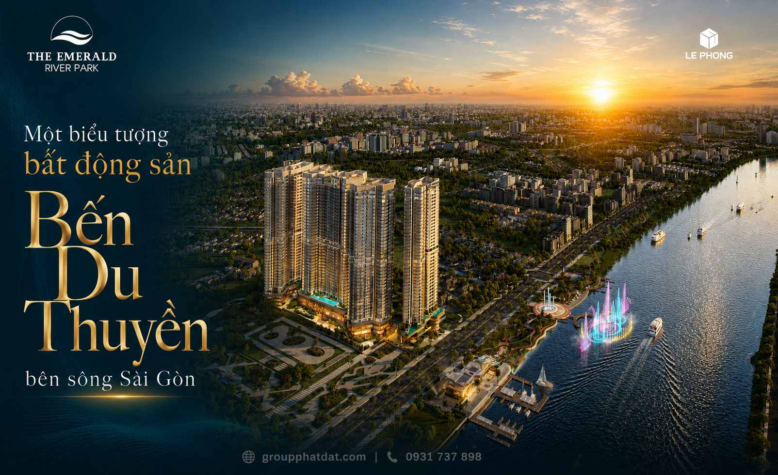 Phối cảnh dự án The Emerald River Park