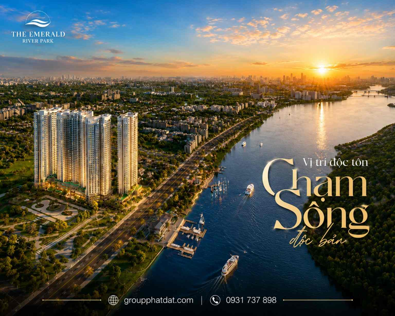 Phối cảnh dự án The Emerald River Park