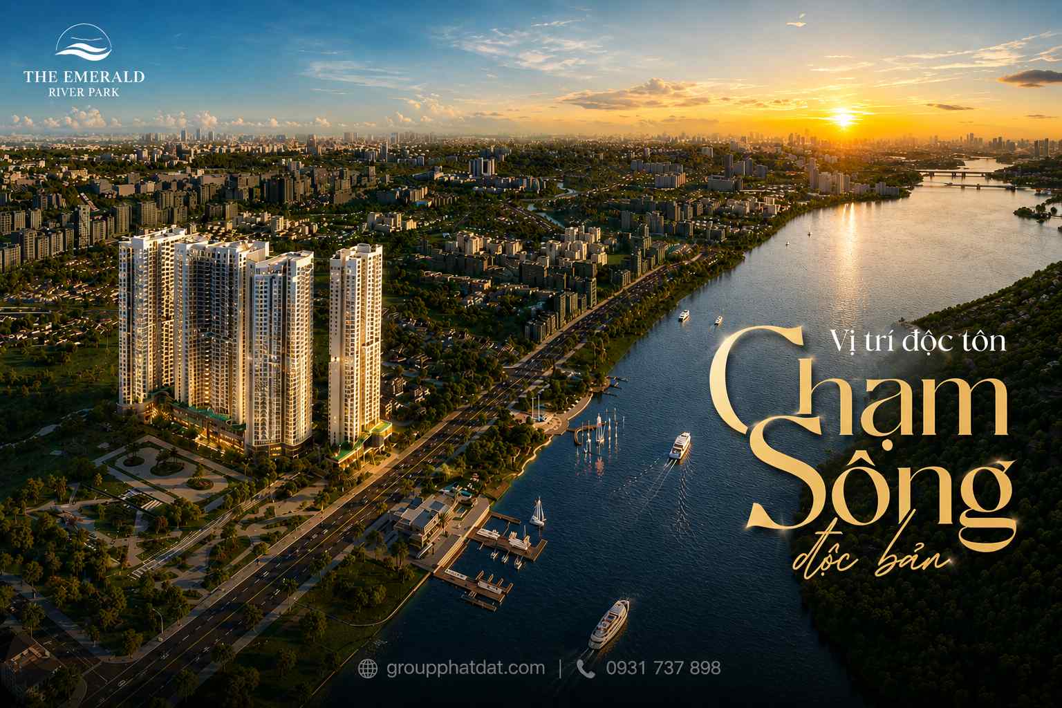 Phối cảnh dự án The Emerald River Park