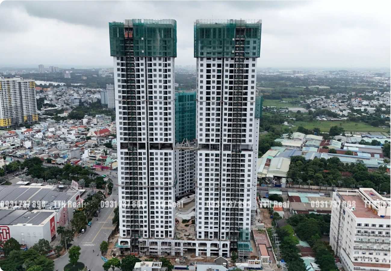 tiến độ dự án Green Tower tháng 9/2025
