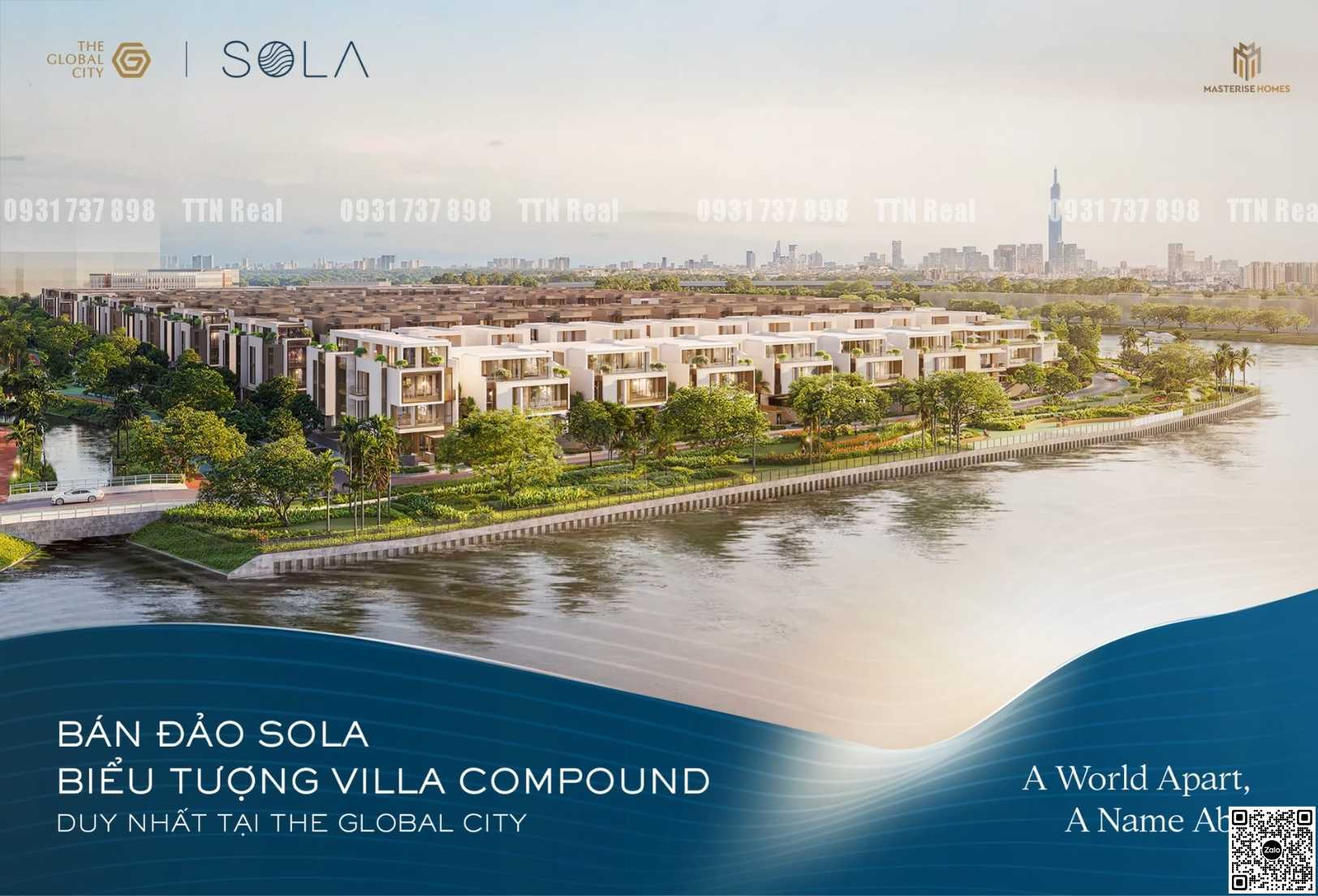 Sola Đảo Ánh Dương – The Global City Masterise Homes chính thức giới thiệu Bán đảo SOLA - Biểu tượng Villa Compound duy nhất tại The Global City