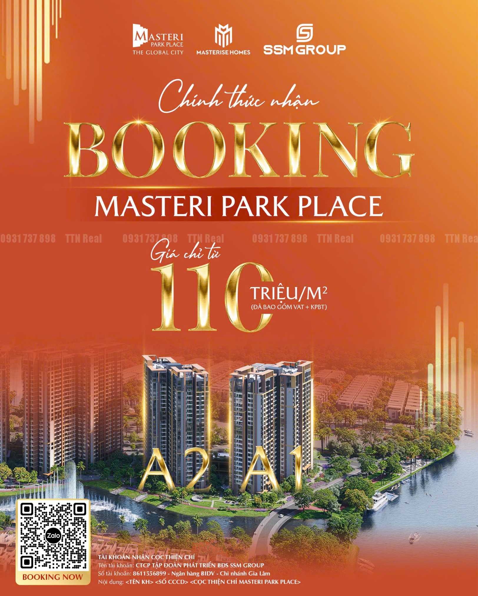 dự án Masteri Park Place The Global City