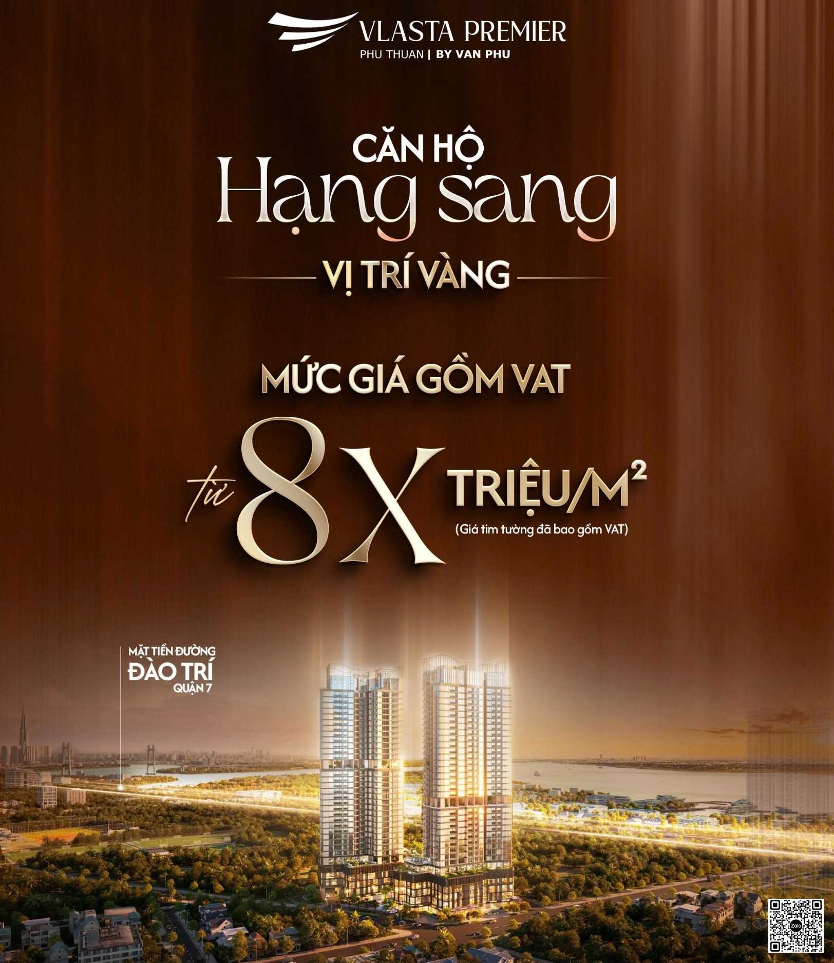 dự án căn hộ Vlasta Premier Phú Thuận