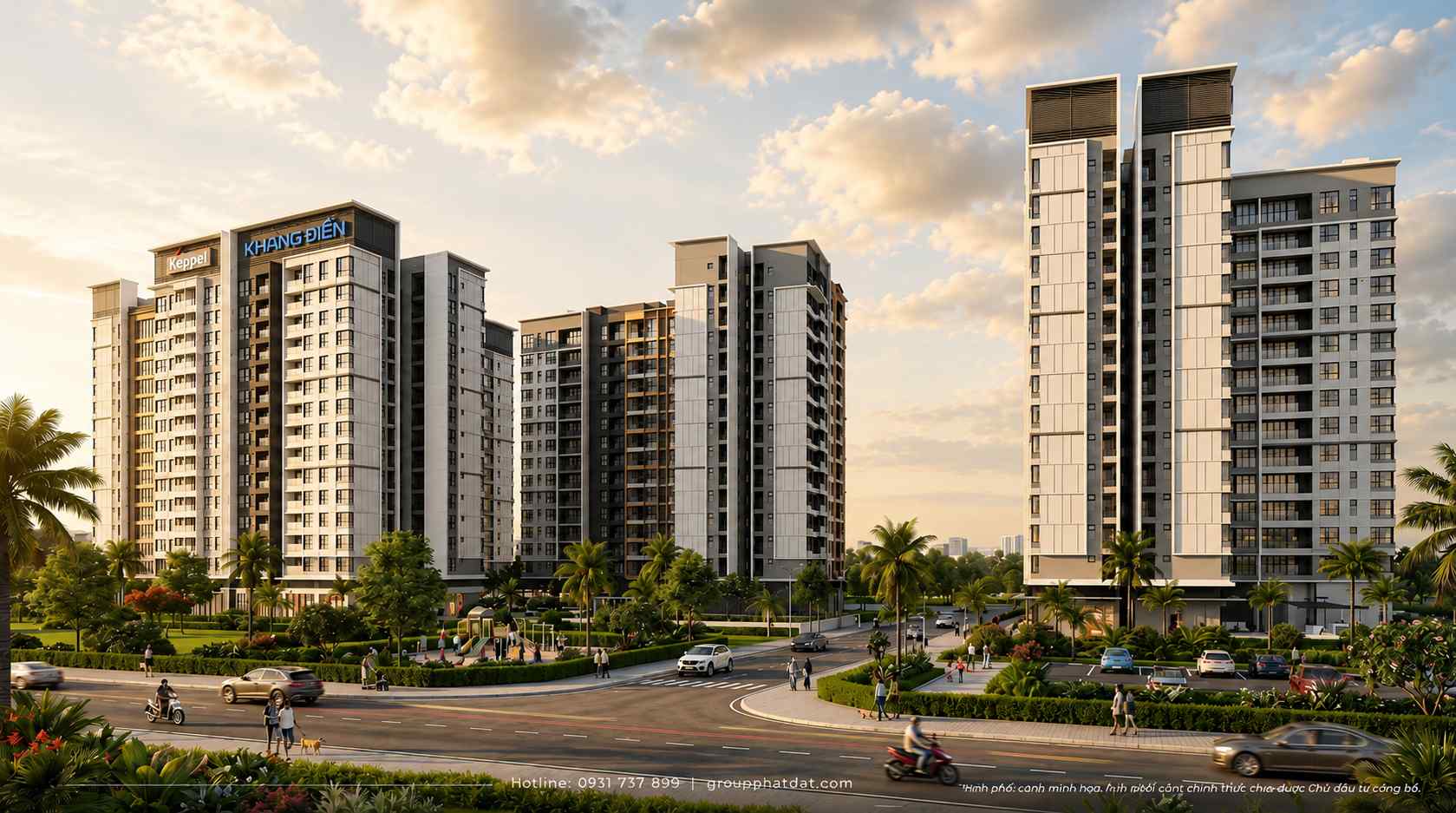 Phối cảnh dự án căn hộ Gladia Heights