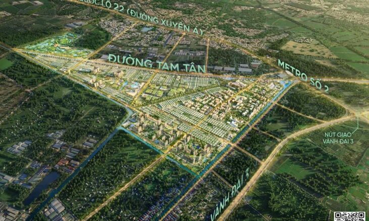 vị trí kết nối vùng của dự án Vinhomes Saigon Park – Hóc Môn.