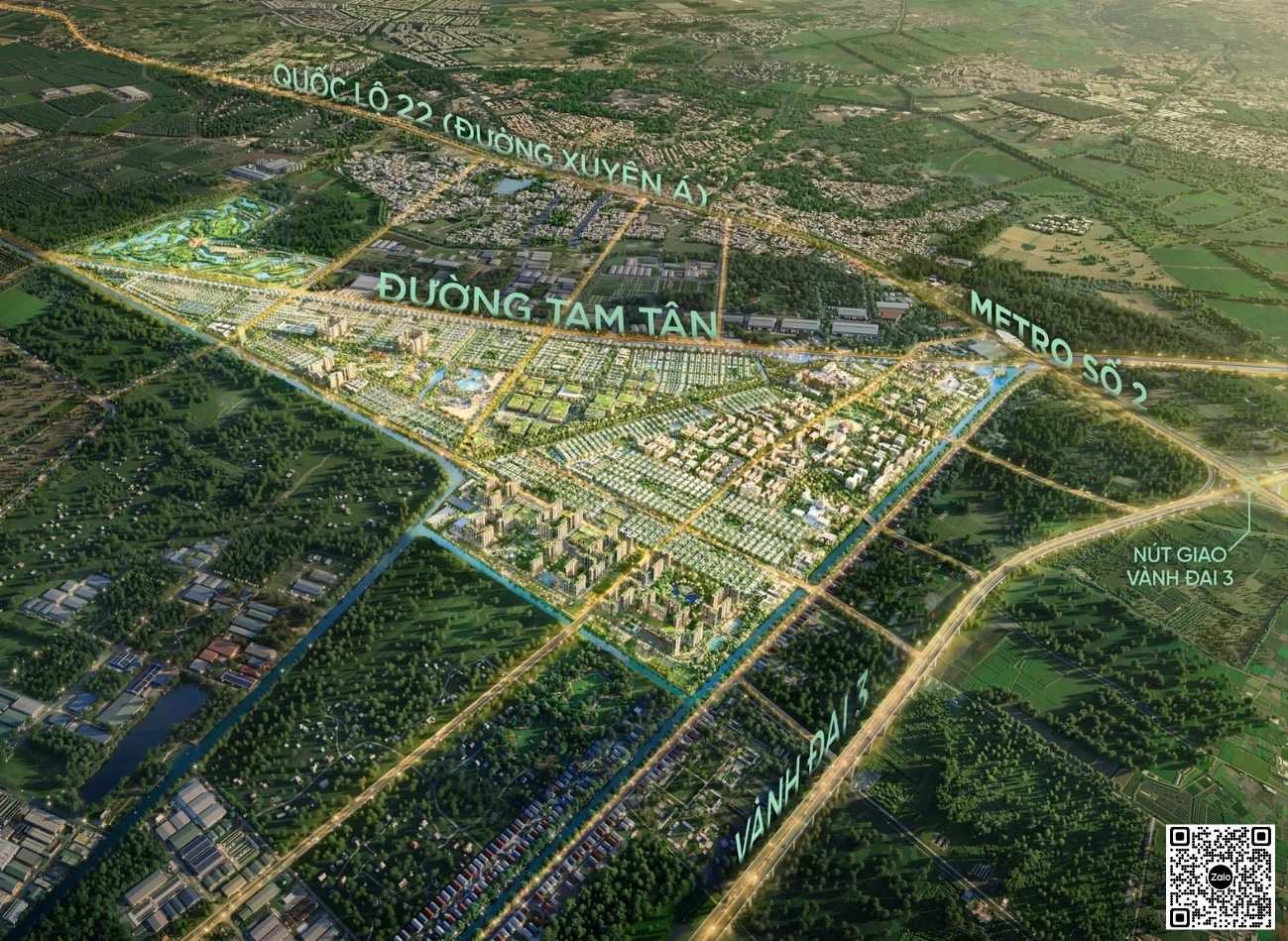 Vinhomes Saigon Park – Hóc Môn vị trí kết nối vùng của dự án Vinhomes Saigon Park – Hóc Môn.