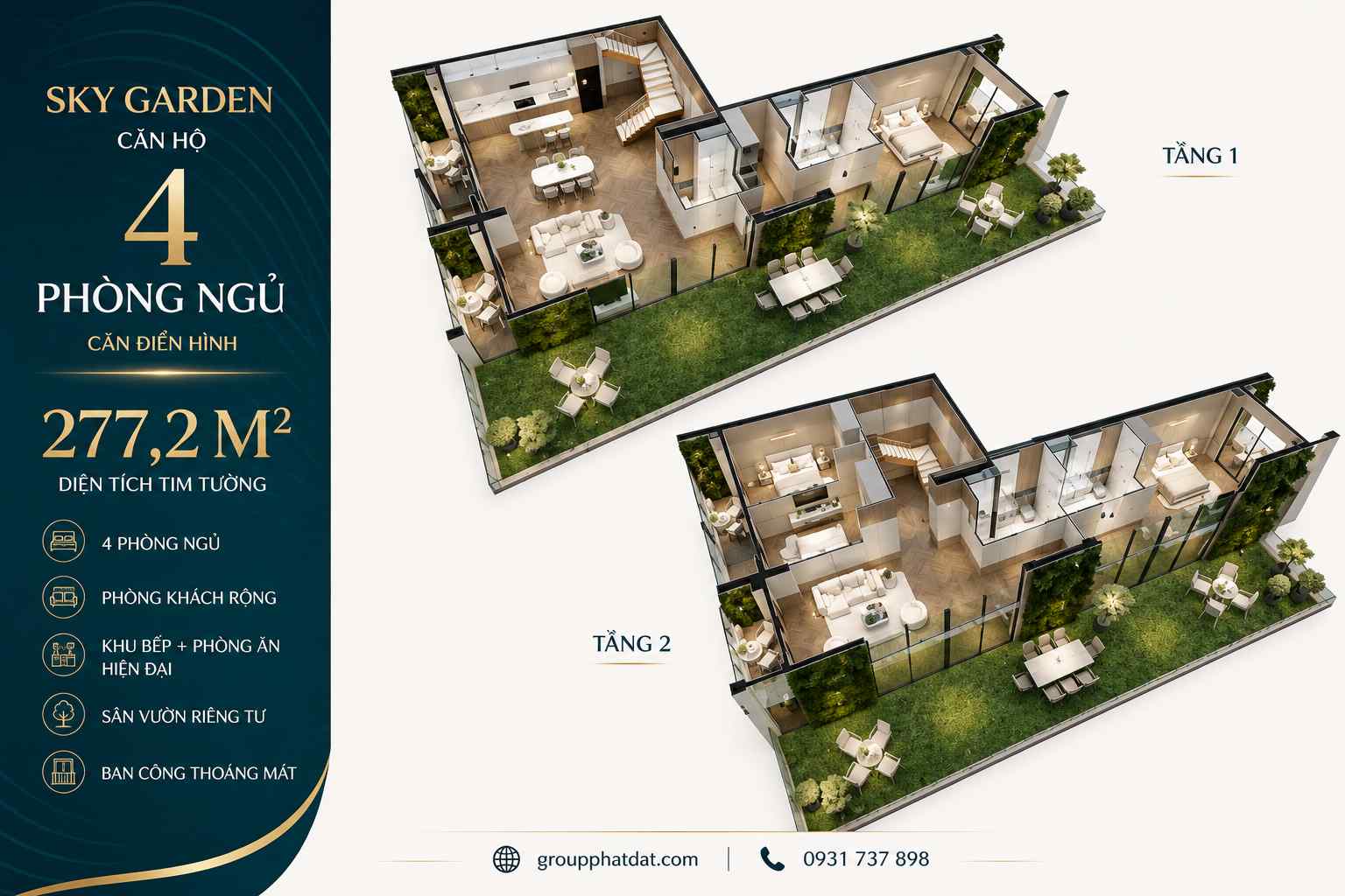Noble Crystal Riverside Mặt bằng căn hộ Noble Crystal Riverside – Tòa D The Infinia
