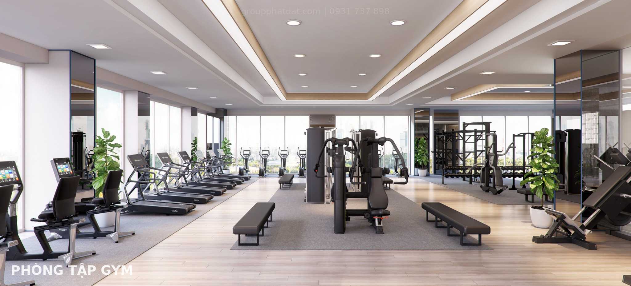 phòng gym dự án Lancaster Lincoln