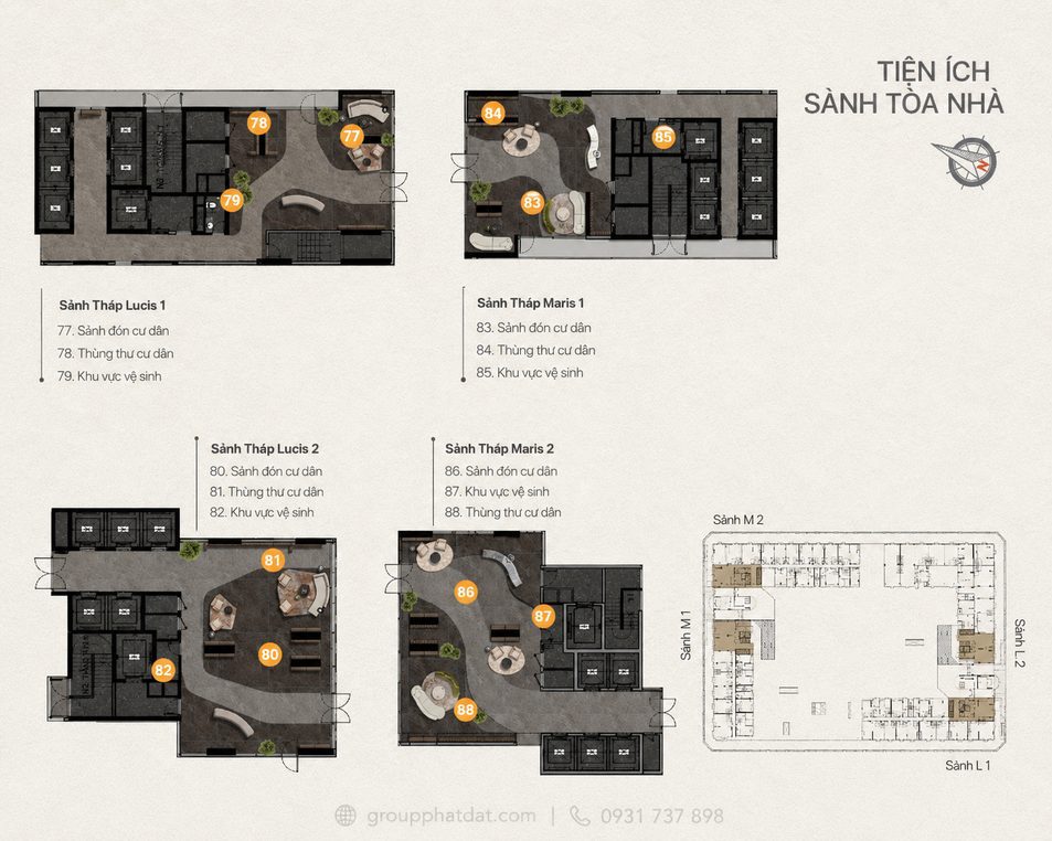 Tiện ích tầng trệt dự án TT Genesis Nhà Bè