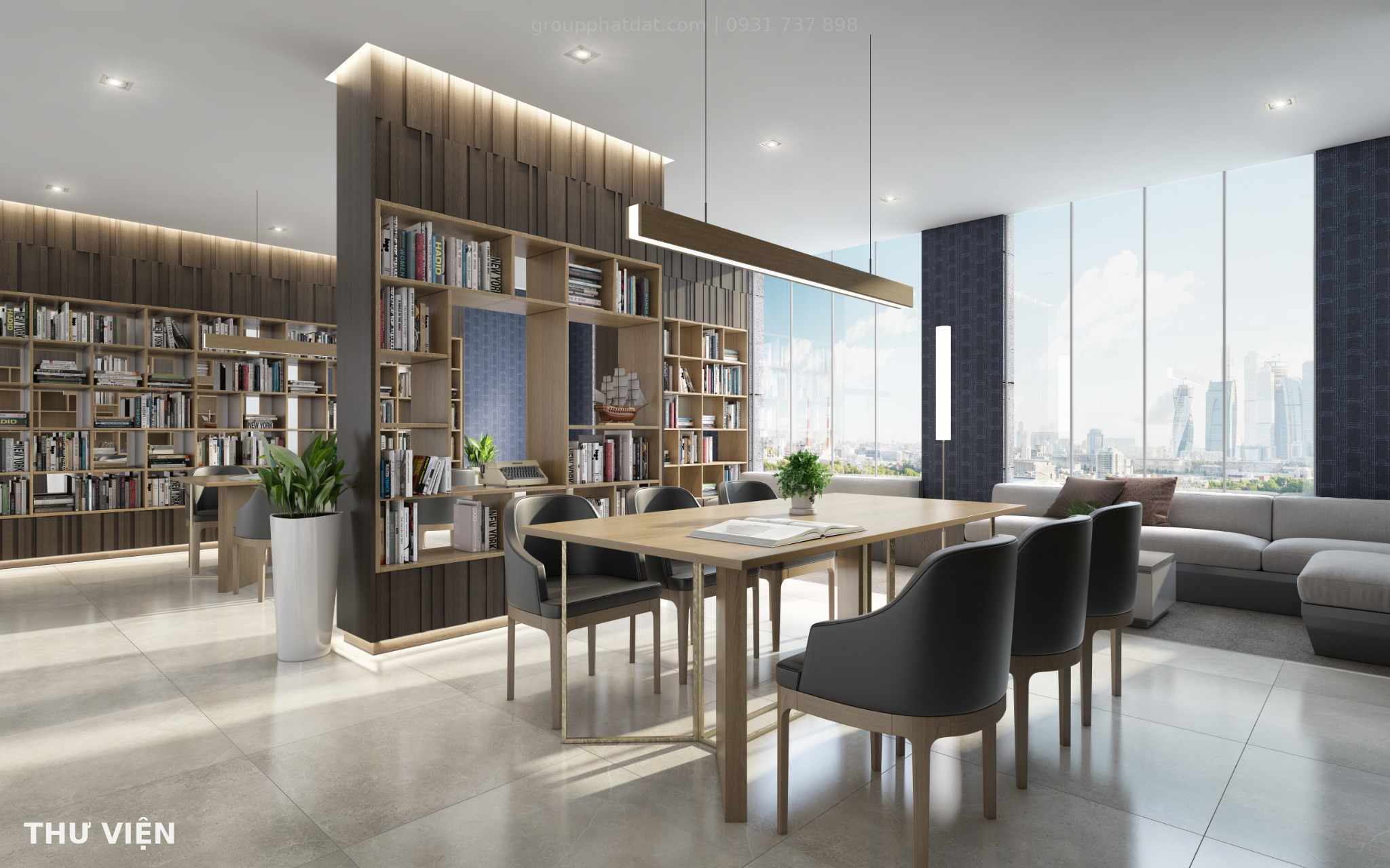 thư viện dự án Lancaster Lincoln sài gòn 