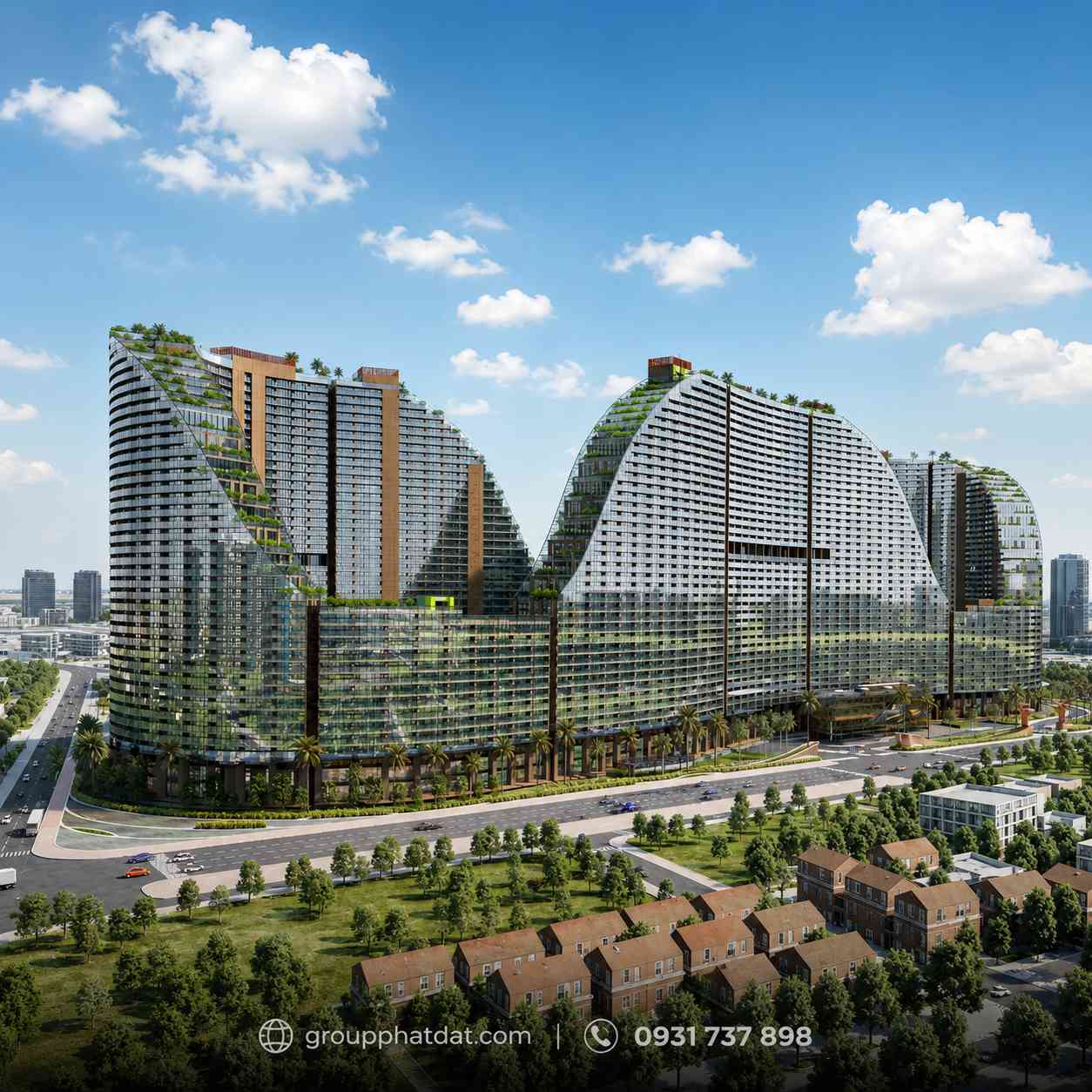 Noble Crystal Riverside Vườn Treo Babylon noble crystal riverside sungroup
