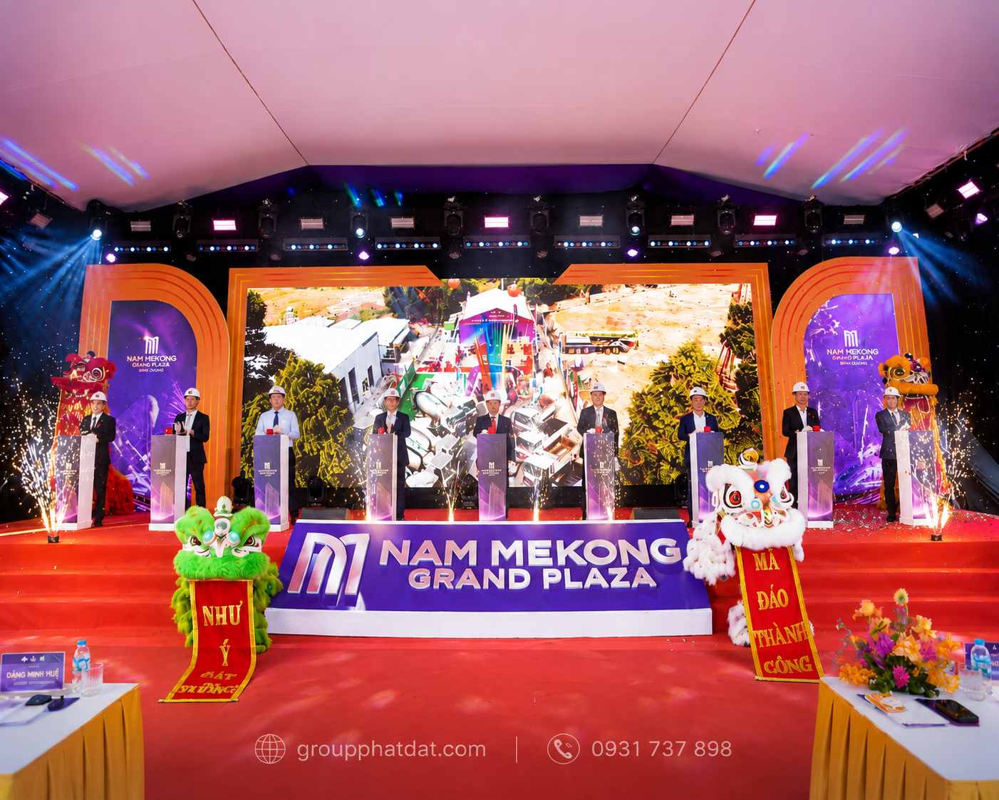 Lễ khởi công dự án Nam Mekong Grand Plaza
