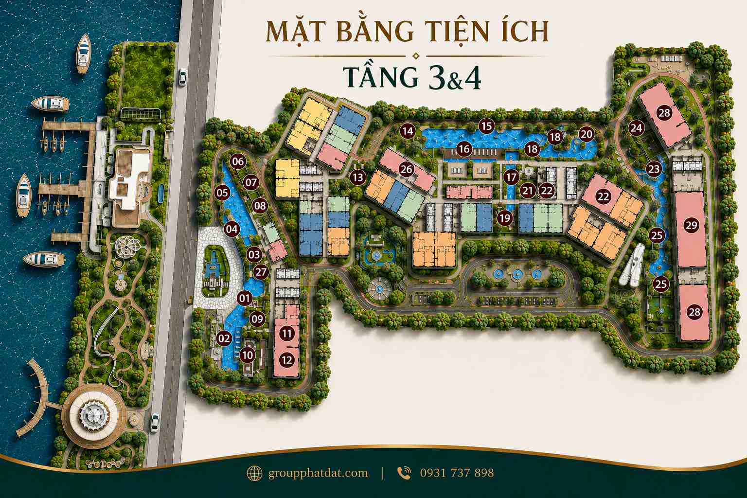 The Emerald River Park tiện ích dự án The Emerald River Park