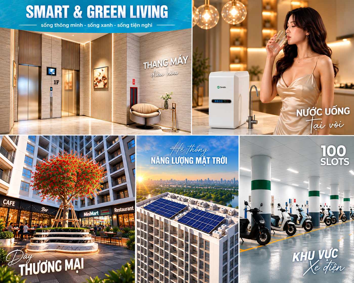 Tiện ích dự án Serena Riverside Đạt Phước