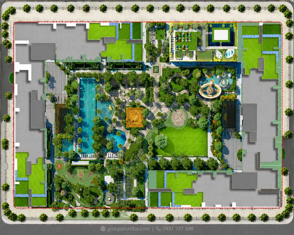 TT GENESIS NHÀ BÈ He sinh thai tien ich ngoai troi hon 8000m2 dự án tt genesis nhà bè