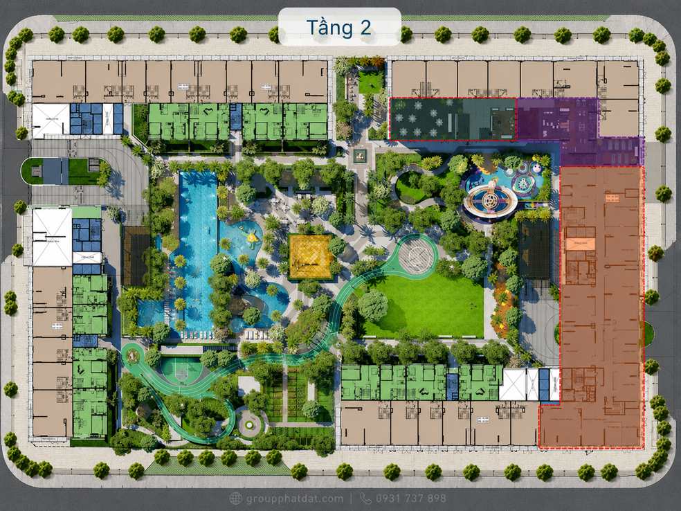TT GENESIS NHÀ BÈ mat bang tien ich trong nha du an tt genesis nha be tang 2