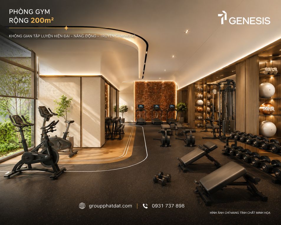 Phòng GYm TT Gennesis Nhà Bè
