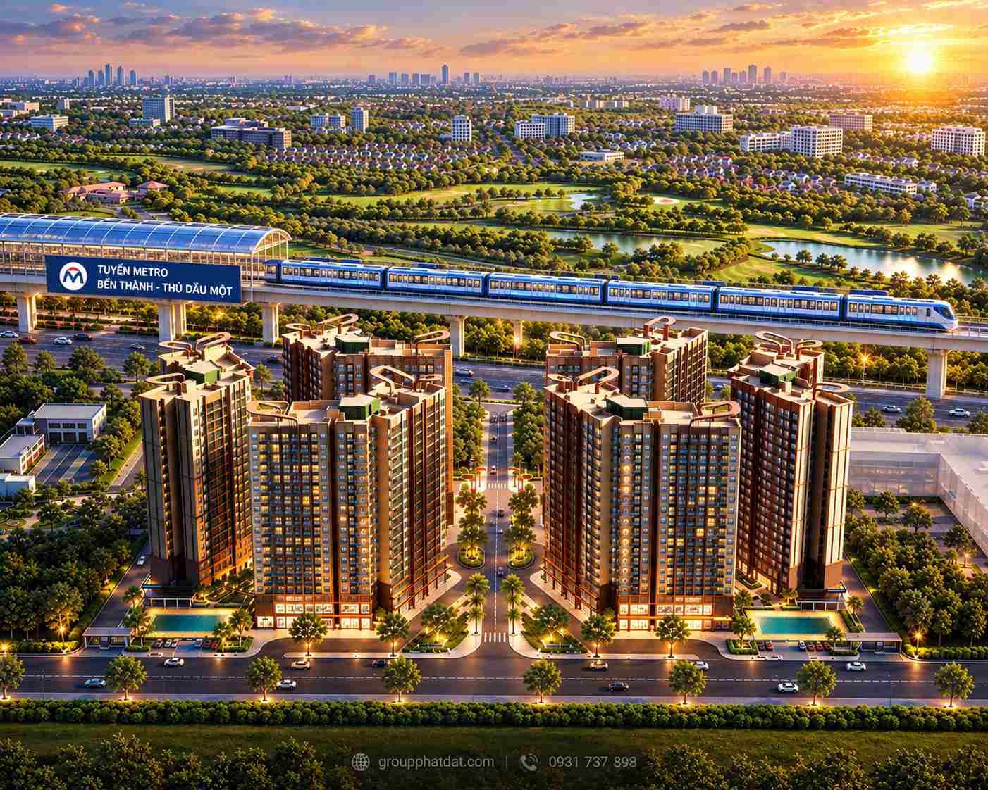 Căn hộ dự án Norton Park QL13 gần Aeon Mall